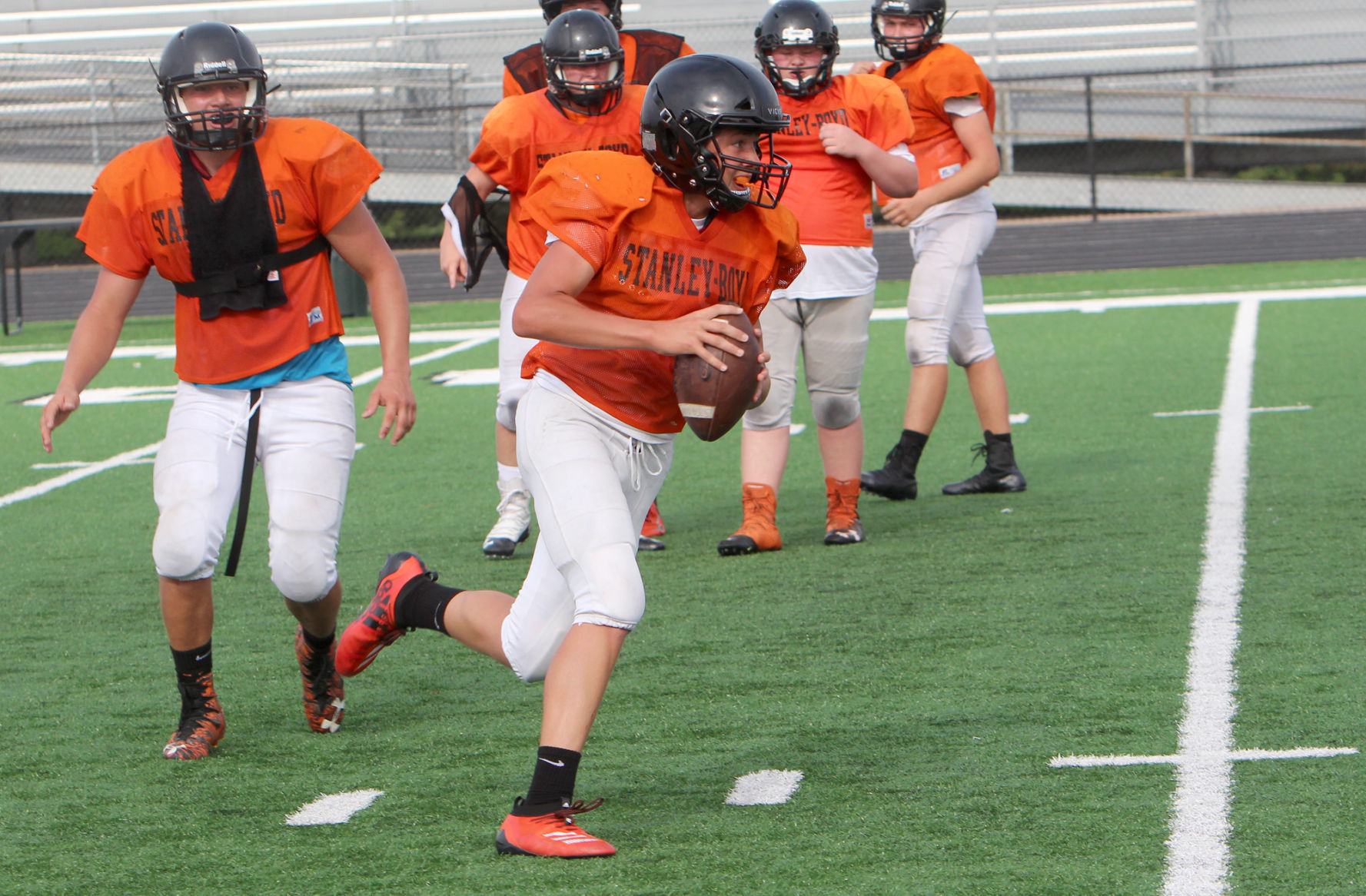 Stanley-Boyd football practice 8-12-19